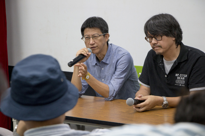 吳永毅助理教授(左)與曾吉賢助理教授(右)座談