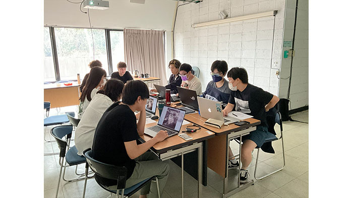 工作坊同學創作時間